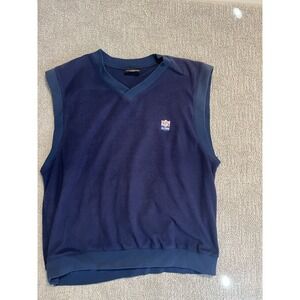 NFL Alumni  Men's Extra Large Vintage 90s Blue‎ Sweater Vest XL Vtg Made In USA